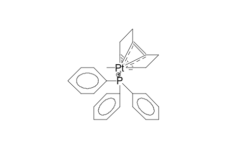 Methyl-triphenylphosphino-(.pi.-cycloocta-1,5-dienyl)-platinum(ii) cation