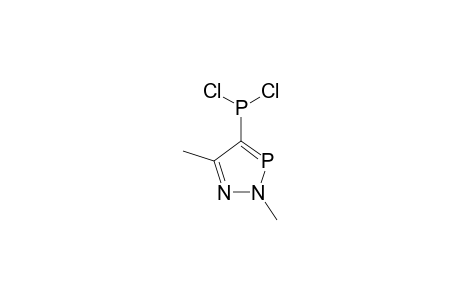 4-DICHLOROPHOSPHINO-2,5-DIMETHYL-2H-1,2,3-SIGMA(2)-DIAZAPHOSPHOLE