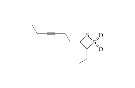 4-ETHYL-3-HEX-3-YNYL-1,2-DITHIETE-1,1-DIOXIDE