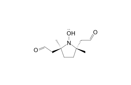 1-Pyrrolidinyloxy, 2,5-dimethyl-2,5-bis(2-oxoethyl)-, trans-