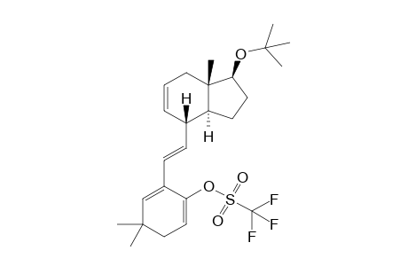 Trifluoro-methanesulfonic acid 6-[(E)-2-((1S,3aS,4S,7aS)-1-tert-butoxy-7a-methyl-2,3,3a,4,7,7a-hexahydro-1H-inden-4-yl)-vinyl]-4,4-dimethyl-cyclohexa-1,5-dienyl ester