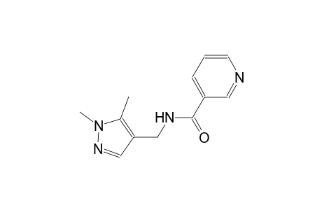 N-[(1,5-dimethyl-1H-pyrazol-4-yl)methyl]nicotinamide