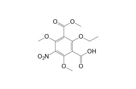 4,6-dimethoxy-2-ethoxy-5-nitroisophthalic acid, 1-methyl ester