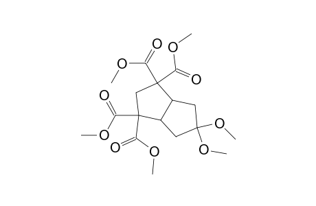 1,1,3,3(2H,3aH)-Pentalenetetracarboxylic acid, tetrahydro-5,5-dimethoxy-, tetramethyl ester