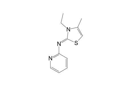 3-ETHYL-4-METHYL-2-(2-PYRIDYLIMINO)-1,3-THIAZOLINE