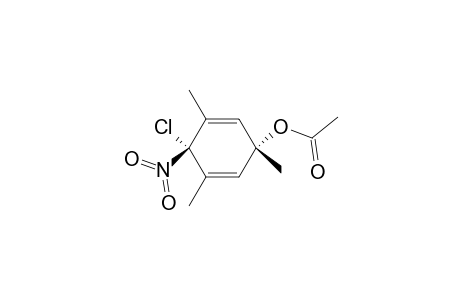 2,5-Cyclohexadien-1-ol, 4-chloro-1,3,5-trimethyl-4-nitro-, acetate (ester), cis-