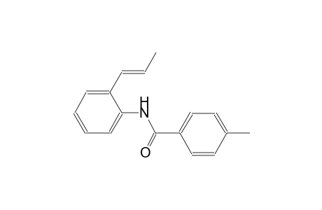 4-Methyl-N-[2-[(1E)-1-propenyl]phenyl]benzamide