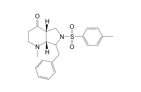 (4aR,7aR)-1-Methyl-7-benzyl-4-oxo-6-tosyloctahydro-1H-pyrrolo[3,4-b]pyridine