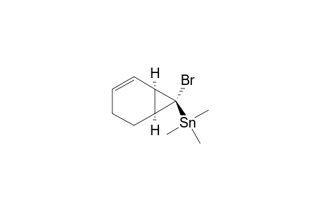 (1-ALPHA,6-ALPHA,7-BETA)-7-BrOMO-7-TRIMETHYLSTANNYLBICYClO-[4.1.0]-HEPT-2-ENE