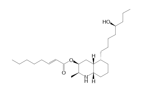 (2S,3S,4aR,5R,8aS,5'S)-Oct-2-enoic acid 5-(5-hydroxyoctyl)-2-methyldecahydroquinolin-3-yl ester