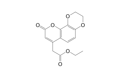 2,3-dihydro-9-oxo-9H-pyrano[2,3-f]-1,4-benzodioxin-7-acetic acid, ethyl ester