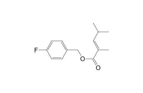 2-Pentenoic acid, 2,4-dimethyl-, (4-fluorophenyl)methyl ester, (E)-