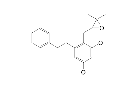 3,5-DIHYDROXY-2-(2,3-EPOXY-3-METHYLBUTENYL)-BIBENZYL