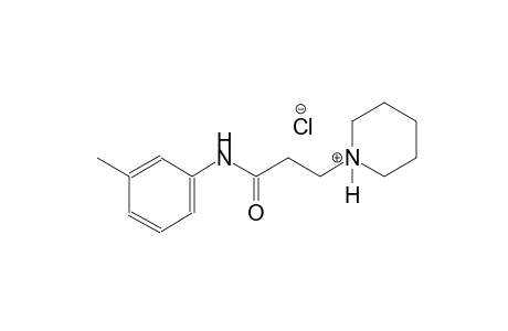 piperidinium, 1-[3-[(3-methylphenyl)amino]-3-oxopropyl]-, chloride