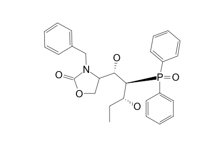 (4R,1'R,2'S,3'S)-3-BENZYL-4-(2'-DIPHENYLPHOSPHINOYL-1',3'-DIHYDROXYPENTYL)-OXAZOLIDIN-2-ONE