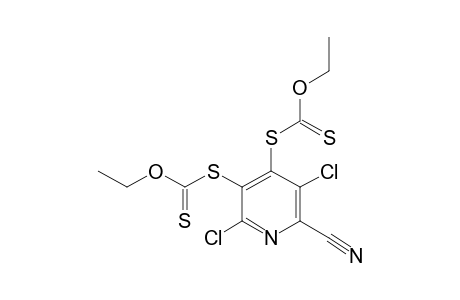 S,S'-(2,5-DICHLORO-6-CYANOPYRIDYL)-3,4-BIS-[ETHYLXANTHATE]