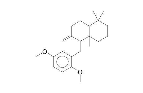 5-(2,5-Dimethoxybenzyl)-1,1,4a-trimethyl-6-methylenedecahydronaphthalene