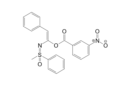 (E)-N-[2-Phenylvinyl-2-(3-nitro-benzoyloxy)]-S-methyl-S-phenylsulfoximine