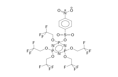 2,4,4,6,6-PENTAKIS(2,2,2-TRIFLUOROETHOXY)-2-(PARA-NITROPHENYLSULPHONYLOXY)CYCLOTRIPHOSPHAZENE