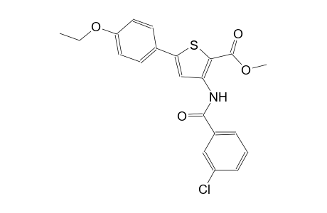 2-thiophenecarboxylic acid, 3-[(3-chlorobenzoyl)amino]-5-(4-ethoxyphenyl)-, methyl ester