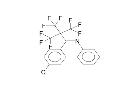 1,1,1-TRIFLUORO-2,2-BIS(TRIFLUOROMETHYL)-3-(4'-CHLOROPHENYL)-3-(PHENYLIMINO)PROPANE