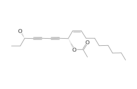 (3S,8S,Z)-3-HYDROXYHEPTADECA-9-EN-4,6-DIYN-8-YL-ACETATE