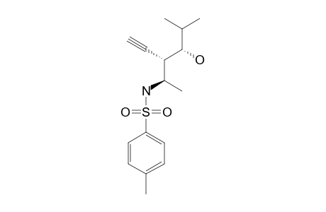 (3S,4S,5S)-4-ETHYNYL-2-METHYL-5-[N-(4-METHYLPHENYLSULFONYL)-AMINO]-HEXAN-3-OL