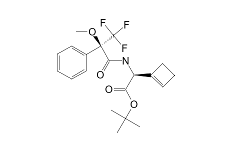 (S)-2-AMINO-1-CYCLOBUTENE-1-ACETIC-ACID-N-(S)-(2-METHOXY-2-TRIFLUOROMETHYLPHENYLACETYL)-TERT.-BUTYLESTER;(S)-MPTA-L-1-CBG-O-TERT.-BUTYL