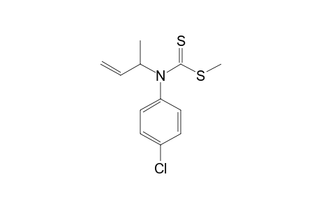 methyl 4-chlorophenyl(1-methyl-2-propenyl)dithiocarbamate