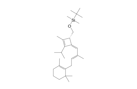 #Z-30B;(3Z)-4-[[(TERT.-BUTYLDIMETHYLSILYL)-OXY]-METHYL]-1-METHYL-3-[(2E)-2-METHYL-4-(2,6,6-TRIMETHYLCYCLOHEX-1-EN-1-YL)-BUT-2-ENYLIDENE]-2-ISOPROPYLCYCLOBUT-1-