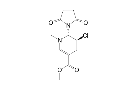 METHYL-TRANS-3-CHLORO-1-METHYL-2-SUCCINIMIDO-1,2,3,4-TETRAHYDROPYRIDINE-5-CARBOXYLATE