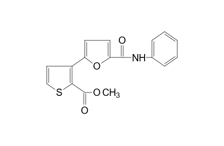 3-[5-(PHENYLCARBAMOYL)-2-FURYL]-2-THIOPHENECARBOXYLIC ACID, METHYL ESTER