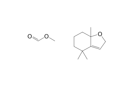 2-BENZOFURANCARBOXYLIC ACID, 2,4,5,6,7,7A-HEXAHYDRO-4,4,7A-TRIMETHYL-, METHYL ESTER, cis-