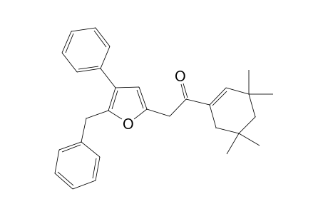 2-Benzyl-3-phenyl-5-[.alpha.-(3,3,5,5,tetramethylcyclohexenyl)acetyl]furan