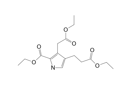 4-ETHOXYCARBONYLETHYL-3-ETHOXYCARBONYLMETHYLPYRROL-2-CARBONSAEUREETHYLESTER