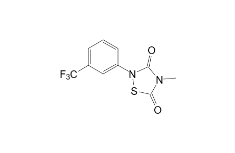 4-METHYL-2-(alpha,alpha,alpha-TRIFLUORO-m-TOLYL)-1,2,4-THIADIAZOLIDINE-3,5-DIONE