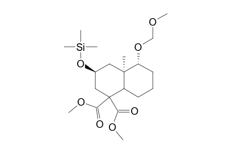 DIMETHYL-(3-BETA,4A-ALPHA,5-ALPHA,8A-BETA)-5-METHOXYMETHYLOXY-4A-METHYL-3-TRIMETHYLSILYLOXYDECAHYDRONAPHTHALENE-1,1-DICARBOXYLATE