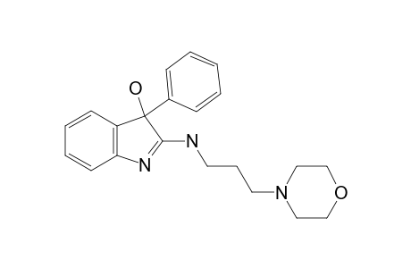 2-[(3-MORPHOLINOPROPYL)AMINO]-3-PHENYL-3H-INDOL-3-OL