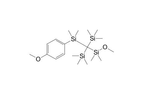 Methyl {Di(trimethylsilyl)[dimethyl(p-methoxyphenyl)silyl]methyl}dimethylsilyl ether