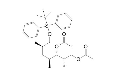 (+)-(2S,3S,4S,6R)-7-[(tert-Butyldiphenylsilyl)oxy]-1,3-diacetoxy-2,4,6-trimethylhepane