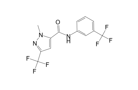 1-Methyl-3-(trifluoromethyl)-N-[3-(trifluoromethyl)phenyl]-1H-pyrazole-5-carboxamide