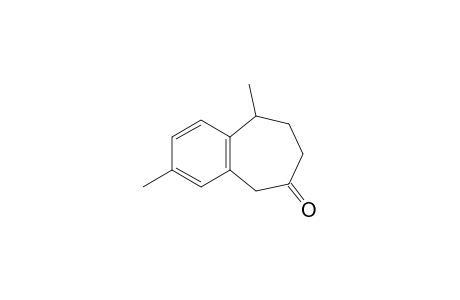 2,5-Dimethylbenzoheptadien-8-one