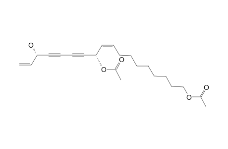 (11S,16S,Z)-16-HYDROXYOCTADECA-9,17-DIEN-12,14-DIYNE-1,11-DIYL-DIACETATE