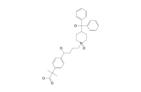 N-OXIDE-IMPURITY;2-[4-[1-HYDROXY-4-[4-[HYDROXY-(DIPHENYL)-METHYL]-1-OXIDOPIPERIDIN-1-YL]-BUTYL]-PHENYL]-2-METHYL-PROPANOIC-ACID