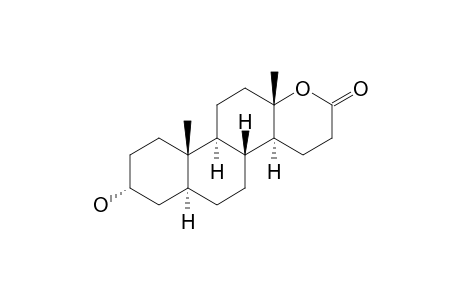 3-ALPHA-HYDROXY-17A-OXA-D-HOMO-5-ALPHA-ANDROSTAN-17-ONE