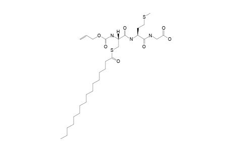 N-ALLYLOXYCARBONYL-(S-PALMITOYL)-L-CYSTEYL-L-METHIONYL-GLYCINE;ALOCCYS(PAL)-METGLYOH