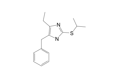 4-BENZYL-2-ISOPROPYLSULFANYL-5-ETHYL-1H-IMIDAZOLE