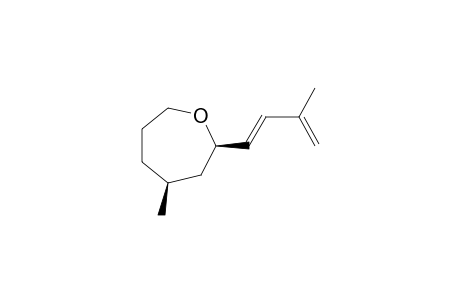 CIS-(E)-4-METHYL-2-(3-METHYLBUTA-1,3-DIENYL)-OXEPANE