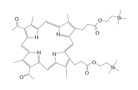 2,4-DIACETYL-DEUTEROPORPHYRIN-DI-[2-(TRIMETHYLSILYL)-ETHYL]-ESTER