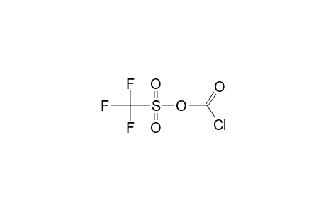 TRIFLUOROMETHYLSULPHONYL CHLOROCARBONATE